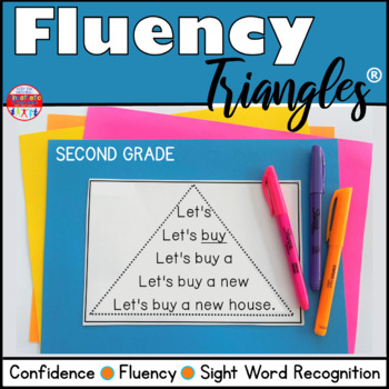 Preview of Reading Passages | Fluency Triangles® for Second Grade Sight Word Practice