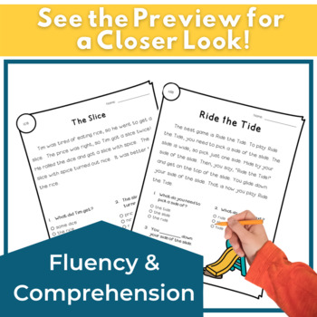 Reading Passages for Fluency and Comprehension Long I by iHeartLiteracy