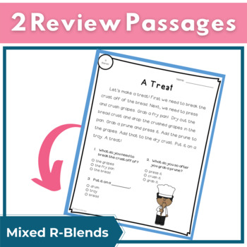 Reading Passages for Fluency and Comprehension R Blends by iHeartLiteracy