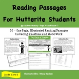 Hutterite Reading Passages Grade Two and Three