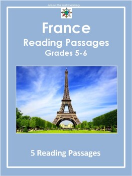 Preview of Reading Passages: Grades 5-6: France