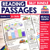 Reading Passages - Read and Graph Silly Bundle