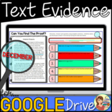 Reading Passages Text Evidence (DECEMBER) Google Slides