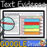 Reading Passages Text Evidence (FEBRUARY) Google Slides