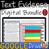 Reading Passages Text Evidence Google Slides DIGITAL BUNDL