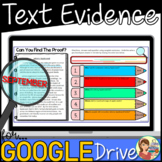 Reading Passages Text Evidence (SEPTEMBER) Google Slides