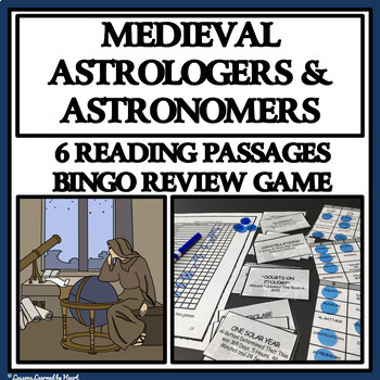 Preview of MEDIEVAL ASTROLOGERS AND ASTRONOMERS -  Reading Passages and Bingo Review Game