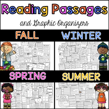 Preview of Reading Passages and Comprehension Activities for the Whole Year