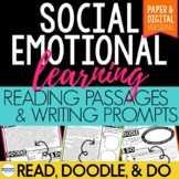 Reading Passages and Writing Prompts SEL Worksheets - Calming Corner