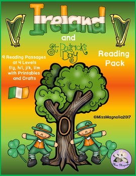 Preview of Reading Passages for St. Patrick's Day Bundle