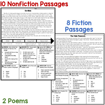 reading passages with comprehension questions 3rd grade by deb hanson