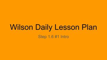 Preview of Reading/Phonics Instruction- WRS 1.6 Slides Lesson plans