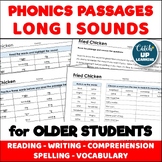 Middle High School Phonics Passages Older Students Long I Sounds
