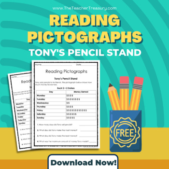 Preview of Reading Pictographs: Tony's Pencil Stand
