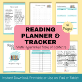 Reading Planner and Tracker, Digital or Printable, For Kid