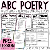 Reading Poetry Elements Unit | Writing Poems | Figurative 