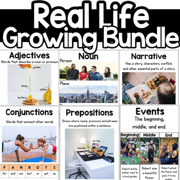 Preview of Reading Poster Real Life Kg 1st grade 2nd grade 3rd grade distance learning