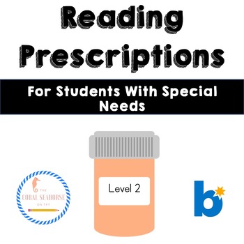 Preview of Reading Prescriptions Level 2 Digital Task Cards for Boom Learning Life Skills