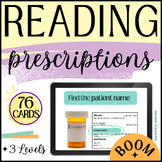 Reading Prescriptions | Life Skills Activity | Functional 