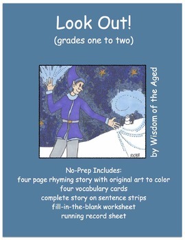 Preview of Jack Frost For The Substitute Teacher - Grade 1 to 2 Original Story And More