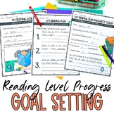 Reading Progress Goals and Planning Pages for Student Led 
