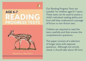Preview of Reading Progress Test 1B - Age 6-7 (KS1) - Fleetfoot the Fawn