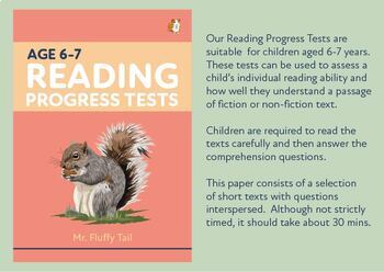 Preview of Reading Progress Test 2A - Age 6-7 (KS1) Mr. Fluffy Tail