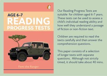 Preview of Reading Progress Test 2B - Age 6-7 (KS1) - Femi the Ranger