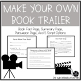 Reading Project Based Learned Book Trailer Pack Kindergart