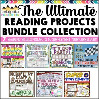 Preview of Reading Projects Bundle | Reading Comprehension and Enrichment