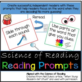 Preview of Reading Prompts- Aligned with the Science of Reading