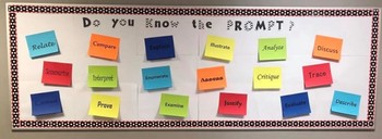 Preview of Reading Prompts Board