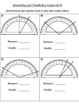 Reading Protractors Practice by Learning With Mrs Kirk | TpT