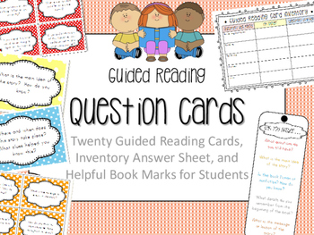 Preview of Reading Question Cards (Great for Guided Reading Groups)