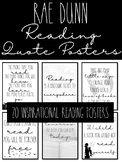 Reading Quote Posters! - Rae Dunn inspired for ANY classroom!