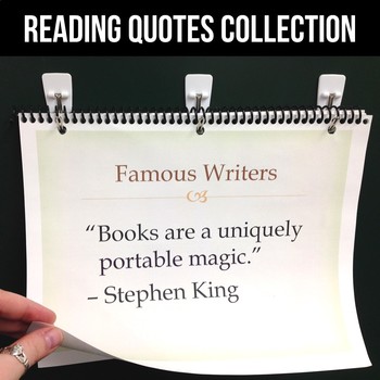 Preview of FREE Reading Quote of the Week Collection
