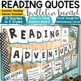 Reading Quotes Back to School Bulletin Board Posters Class