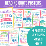 Reading Quotes Posters in Happy Brights