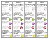 Reading RUNNERS Bookmarks