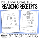 Functional Reading Task Cards - Receipts