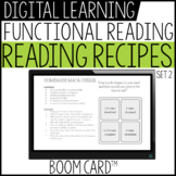 Reading Recipes - boom cards for functional reading,  dist