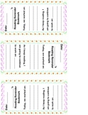 Reading Reminder Bookmark for Students