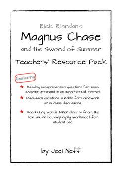 Preview of Reading Resource Pack for Magnus Chase and the Sword of Summer
