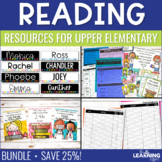 Reading Resources BUNDLE | Bookmarks Posters Reading Chall