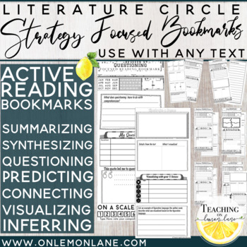 Preview of Reading Comprehension Reading Response Active Reading BUNDLE Use w/ Any Text
