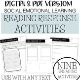 Reading Response for Social Emotional Learning- Distance Learning