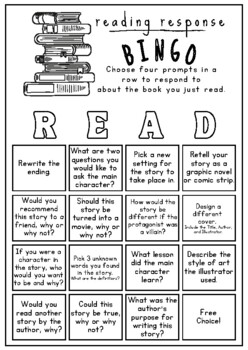 Reader's Response BINGO-Spanish & English by Inspired Bilingual