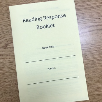Preview of Reading Response Booklet