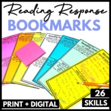 Reading Response Bookmarks 