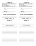 4th Grade Common Core Reading Response Bookmarks